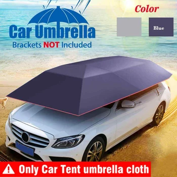 4X2.1M 자동차산 태양 그늘에 자동차 보호 우산 옥스포드 피복 UV 저항하는 접이식 자막 방수 지붕 덮개