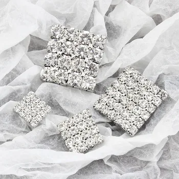 5 개의 럭셔리 재봉틀 버튼 코트 밍크 모피가 코트웨터는 여성의 절묘한 모조 다이아몬드 상감각 장식적인 버튼을 액세서리