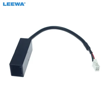 LEEWA 자동차 라디오 오디오연결 4Pin Connector USB 의 입력선 어댑터 혼다 CRV 를 위해 도시는 미츠비시 ASX USB 케이블#CA6366