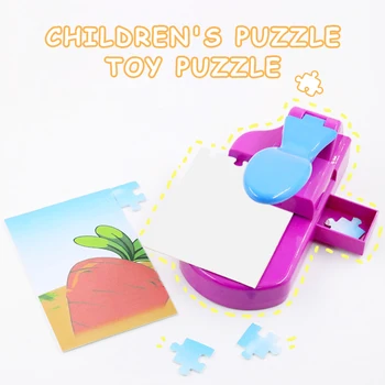 창의적인 퍼즐 기계를 만드는 퍼즐 어린이 DIY Handmade 장난감을 사진 사진기 절단기 실용적이 돋을새김하는 퍼즐 메이커