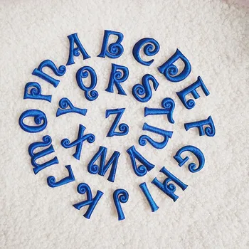 작은 글자를 자기 접착제 패치플리케 Diy 알파벳 자 수 패치에 대한 아이들 의류 가방을 꿰매는 이름이 배지 액세서리