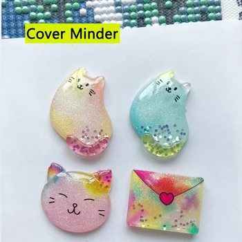 다이아몬드 커버 마인더 고양이 봉투 패턴 커버 소지자 예술에 대한 Crafter 액세서리