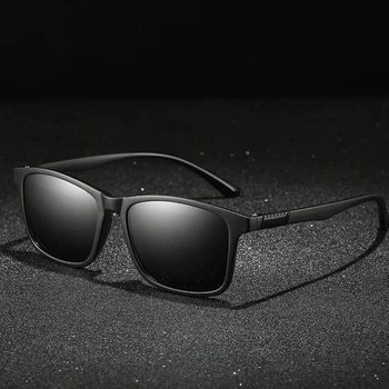매우 가벼운 TR90 프레임 선글라스 남자 여자 운전 빈티지 사각형 태양 안경 럭셔리 브랜드의 디자이너 그늘 UV400