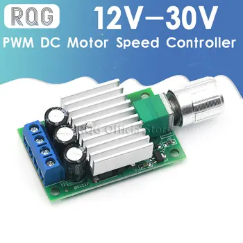 10A12V-30V PWM DC 모터 속도 컨트롤러 12V24V 레귤레이터 조정가능한 속도 조광기 컨트롤 스위치 팬 모터를 위한 LED 빛
