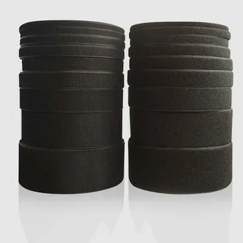 1-10cm 폭 블랙 접착제 걸이와 반복 패스너 테이프를 위한 바느질 테이프 스티커 스트랩 패션 지구