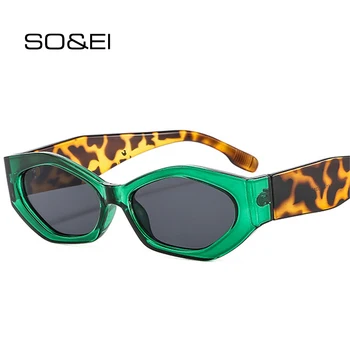 그래서&EI 인 인기있는 패션각형 고양이 눈 여성 선글라스는 복고풍의 다채로운 타원형 Eyewear 그늘 UV400 남자 태양 안경 트렌드