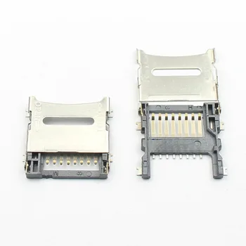 10 개 TransFlash TF 마이크로 SD 카드 소켓 8 핀 8P 커넥터 접 형 플립 PCB 땜납 접합기