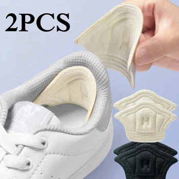 2pcs 안창 힐 패드 패치 내마모성 피트 Cushion Pad 삽입하는 깔창을 위한 스포츠 신발 크기 조정가능한 발뒤꿈치 보호자시 스티커