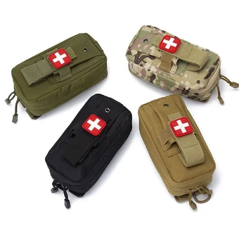 전술 응급 응급 처치 파우치 가방을 지혈대 가위 붕대를 위해 비상 IFAK 외상 군용 전투