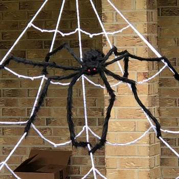 거미의 할로윈 장식 옥외 Poseable 봉 거미 공 할로윈 파티를 장식의 소품이 유령의 집 장식