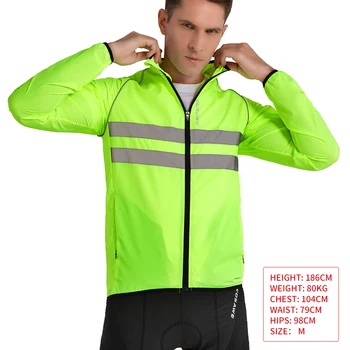 태양한 보호 기관자전차 방풍 재킷을 순환 재킷 MTB 스포츠 용 재킷의 앞유리는 자전거 비옷 corta vento 옷 자전거