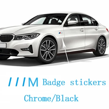 자동차 3D 금속 M 스포츠는 로고쪽 펜더 몸 트렁크 상징 기장 스티커를 위한 BMW M2M3M4M5M6X1X3X5X6 1 3 5 7 시리즈