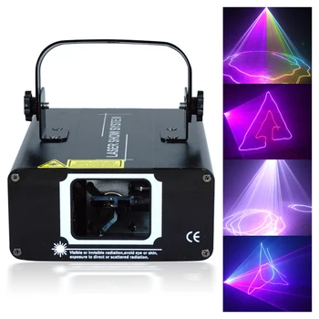 Dj 레이저 500mw RGB 빔 스캐닝 라인 프로젝 빛 디스코 파티를 위해 홈제 단계 빛