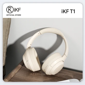 iKF T1-무선 블루투스 헤드 호출을 취소하는 소음이 유선 헤드셋이파이드와 게임 50 모드지 시간 사용하여 시간