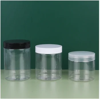 20 50/60/80/100/120/150/200/250ml 플라스틱 화장품 항아리 메이크업 컨테이너 취소 Jar 얼굴을 크림 샘플 Pot 컨테이너