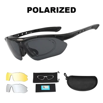 3 렌즈 폭발 방지 사냥을 촬영 안경은 편광 군 전술상 고글 야외 스포츠 페인트 장난감 Eyewear