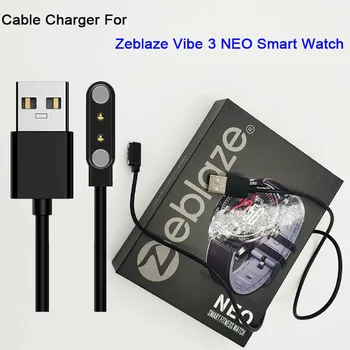 2pin4mm 블랙 충전기 케이블 Zeblaze VIBE NEO 자기를 위한 USB 충전기위 3 프로 똑똑한 팔찌 vibe7pro 충전 케이블