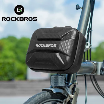 압축 탄소섬유 패턴 BMX 가방 하드 쉘 접이식 자전거 헤드백한 PU 휴대용 패키지에 자전거 액세서리
