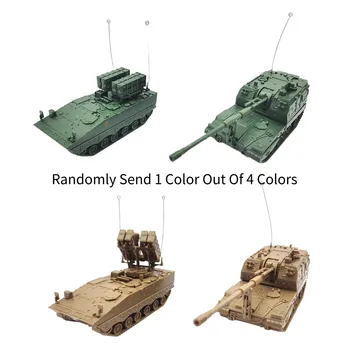 1 개 Random1/72 4D 모델 탱크 퍼즐 미니어처 DIY 조차 모델에 대한 표시를 탁상 장식 선물을 수집품티