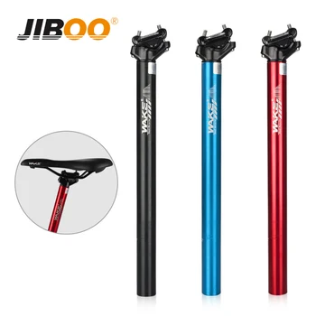 JIBOO 새로운 400mm MTB 시트 포스트 6061-T6 두꺼운 알루미늄 합금 27.2mm 전 시트 포스트 31.6mm 레드 자전거 시트 포스트 Ebike 자전거 부품