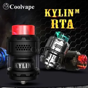 coolvape Kylin M RTA 탱크 rta 탱크 분무기 3ml/4.5ml24mm Rebuildable 조정가능한 탱크의 분무기는 기화기 탱크 vape rta