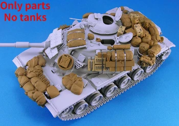 1:35Die-casting 모델 수지 어셈블리 키트는 미국 M60A1Patton 주요 전투 탱크 축적한 수정(No Etching)