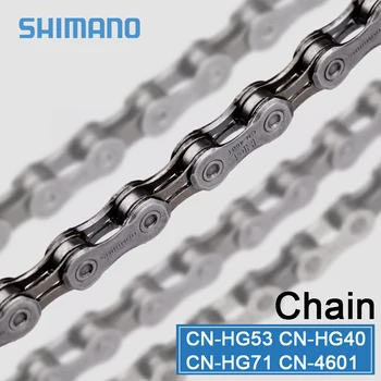 Shimano 자전거 체인 CN4601 10 속 HG53 9V HG71 8S HG40 6 7 8 변하기 쉬운 속도 Chain112/114 링크 MTB Road 산악 자전거 체인