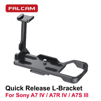 Falcam F22F38 빠른 릴리스 L 브라켓 플레이트 손으로 그립을 가진 차가운 신발 아카이 스위스에 대한 소 A7IV Α7R IV Α7S III A7M4A7S3 카메라