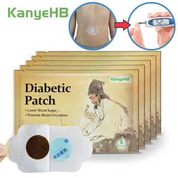 30pcs=5bag 새로운 당뇨 패치 안정 혈당 균형 혈액 포도당 당뇨병 Patche 당뇨병 치료 A605