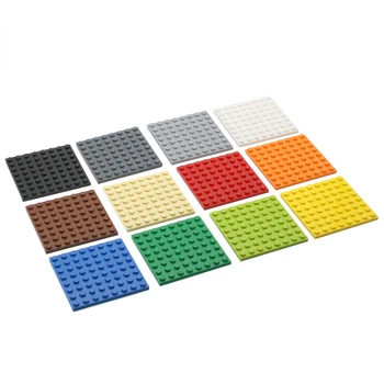작은 입자 빌딩 블록 8×8 개의 플레이트 바닥판 DIY 기본적인 부분 품 부분이 벽돌 장난감 호환 41539