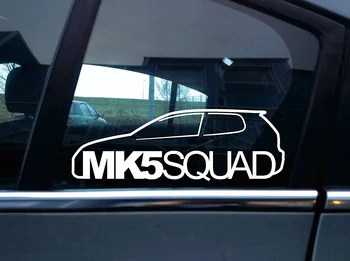 자동차 스티커 MK5 팀 Vw 골프 Mk4R32 징하는 아플리케 트럭 자동 측 창 칼 방수