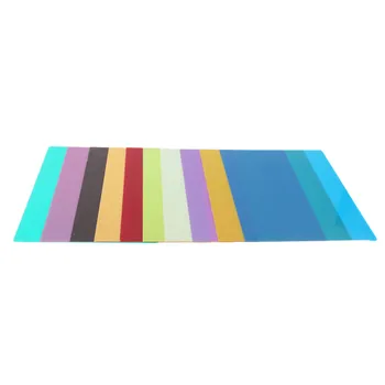 0.3Mm 두께 고품질의 10 색상 투명한 PVC 시트는 아 BS 다채로운 시트 크기 29.8*21.1 인치
