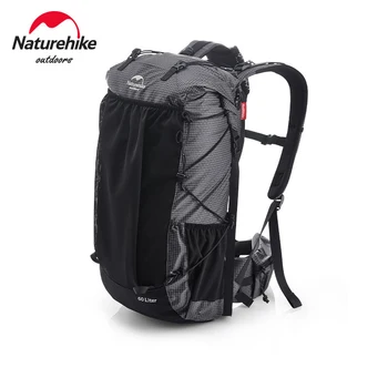 Naturehike 남자 배낭 40L 등반 배낭 여행을 어깨에 매는 가방 낚시 트레킹 배낭 캠핑 배낭으로 덮개