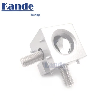 KANDE1 개 2020 3030 4040 4545 알루미늄 3 가지 방법으로 큐브 커넥터 체결한 유럽 표준 알루미늄 단면도 3 가지 방법으로 패스