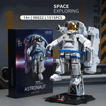 우주인 우주 비행사 블록 MOC Moduler 벽돌 건물학 우주를 탐험 우주 비행사 모험 1515PCS 벽돌 Model 장난감 선물