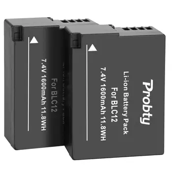 2PCS DMW-BLC12BLC12 충전 배터리 팩에 대한 파일은 G6G5G7G80FZ1000 카메라 교체 바테리아 Batteria