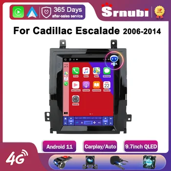 Srnubi 안드로이드 11.0 자동차 라디오를 위해 캐딜락에스 GMT900 3 2006-2014SLS2007-2012 년 2Din4G 와이파이면 9.7