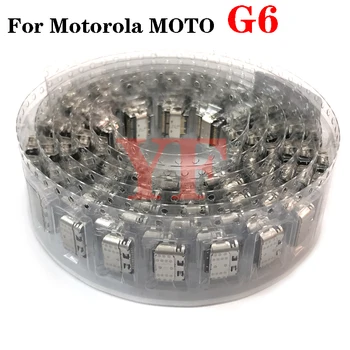 10/20/30/50/100pcs For Motorola MOTO G6G6plus G6 플레이 E5USB 충전 포트에 도킹 Socket 커넥터