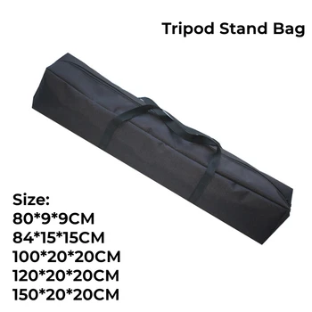 새로운 80-150cm 핸드백을 들고 저장을위한 경우 Mic 사진 StudioTripod 서 접어 우산 삼각대 지퍼 가방