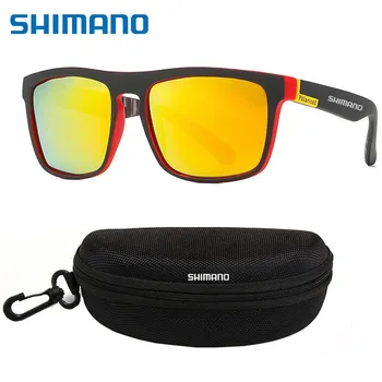 새로운 시마노 남성 여성 극화 낚시 안경외 HD UV Protection 사이클 선글라스 스포츠 등반 낚시경