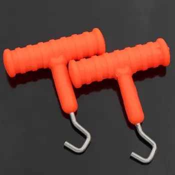 2pcs 잉어 낚시 도구를 머리 장비를 만드는 끌어당기는 매듭에 대한 도구 낚시 Hooklink 매듭 장비 걸이를 가진 낚시 도구 부속품