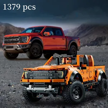 기술 누릅 랩터 F150 트럭 주차 빌딩 블록을 선택 Cross-Country 벽돌 MOC42126 의 원 조립 어린이 장난감 소년 선물