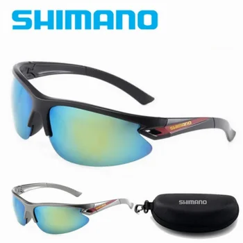 Shimano 안경 남자와 여자를 위한 야외 스포츠 하이킹 선글라스 남자를 위한 낚시 안경을 장착할 수 있경 경우