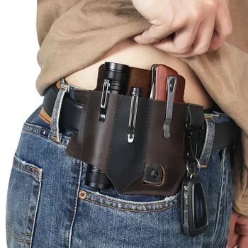 전술한 다기능 벨트 팩 허리 부대 권총휴대 주머니 EDC 휴대용 도구 가방 칼 펜 사냥 캠핑 군집 가방