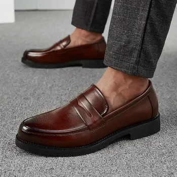 남자 드레스 신발을 내부 고발 남성 신발 남자 맞는 고전적인 파티에 영국의 남자 높이 증가하고 신발