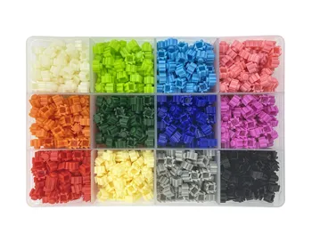 1120pcs8*8mm 다이아몬드는 빌딩 블록은 12 가지 색상 상자를 포장하 DIY3D 작은 벽돌에 대한 아이들의 교육 장난감 선물