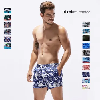 SEOBEAN 새로운 남자 수영복 반바지는 캐주얼 여름 해변 바지 보드 반바지 16 의 색깔