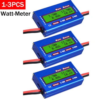 Wattmetre DC60V100A 균형 배터리 전압 테스트 전원 측정기 분석기는 높은 정밀도 와트 미터의 분산을 검사 Watmeter 도구