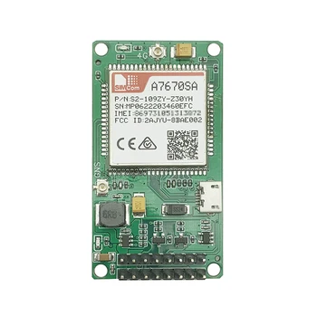 SIMCOM A7670SA LTE Cat1 모듈은 개발 보드를 가진 SIM 카드 슬롯 TTL UART LTE-FDD B1/B3/B5/B7/B8/B20GSM900/1800mhz