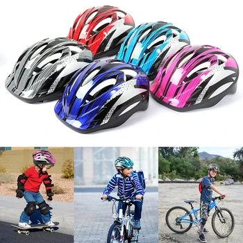스쿠터 스케이트보드 롤러 스케이트를 타고 안전 헬멧 자전거 자전거를 타고 장비의 어린이 자 헬멧 5-12 년 어린이